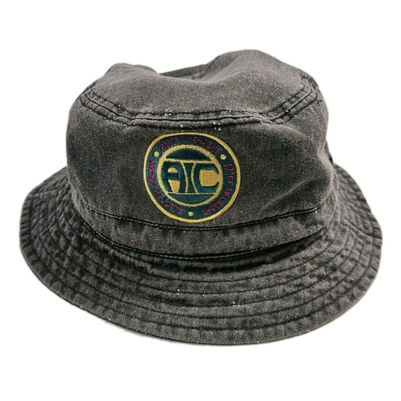 AIC Alice in Chains Souvenir Bucket Hat Washed Denim Unisex Gray - Picture 1 of 5